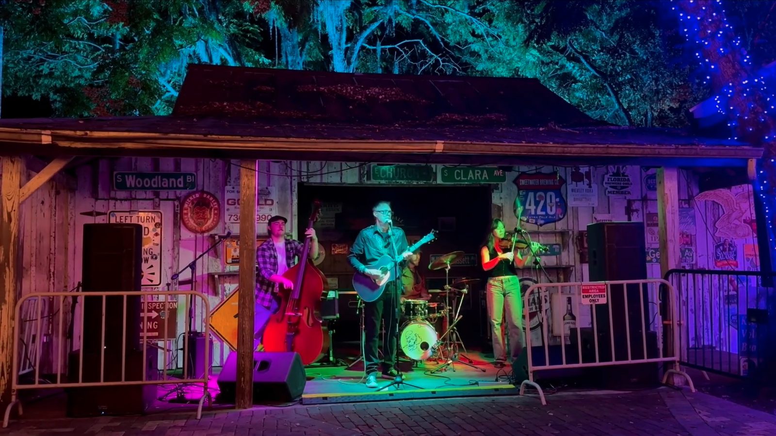 The Tom Haney Band on stage