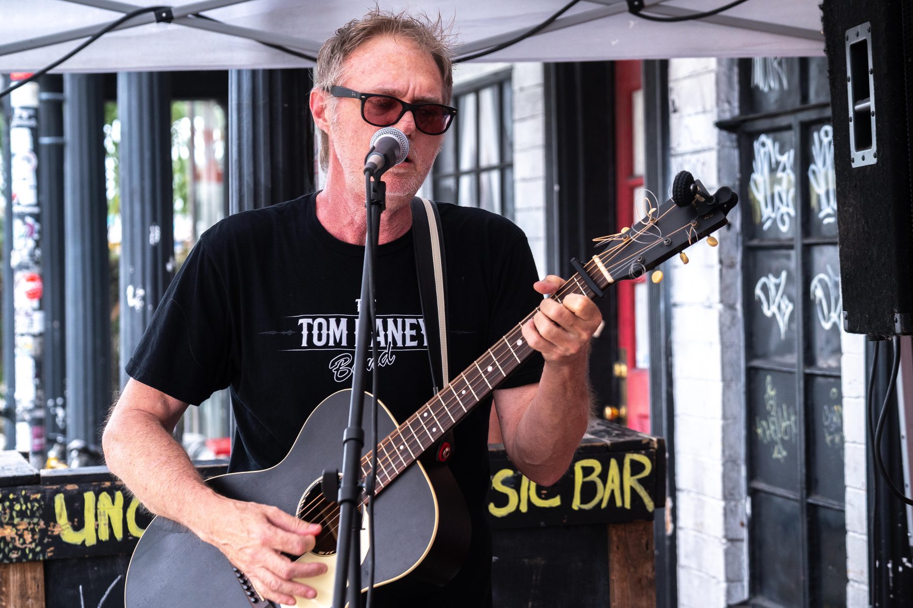 Tom Haney performing live